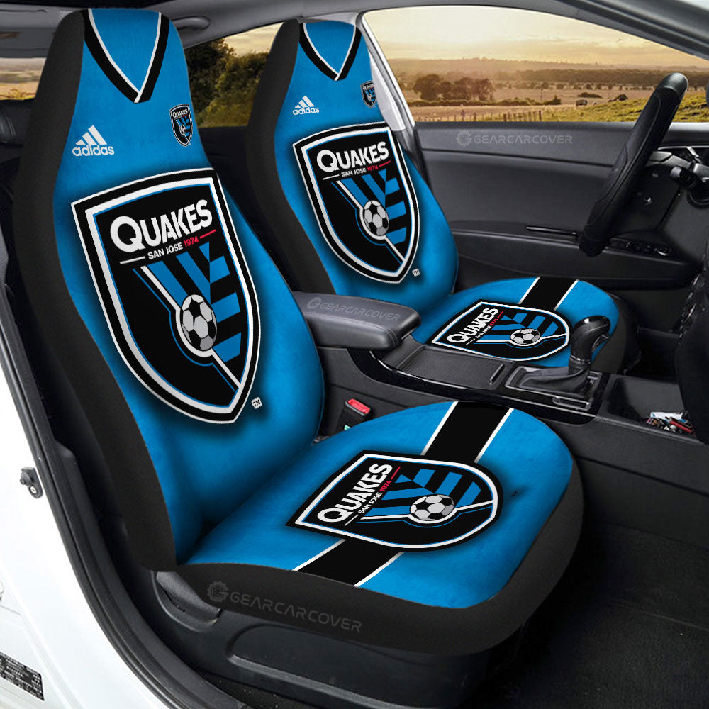 San Jose Earthquakes Car Seat Covers Custom Car Accessories For Fans - Gearcarcover - 3