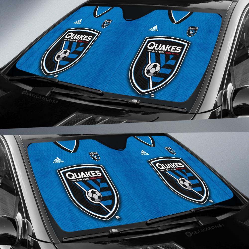 San Jose Earthquakes Car Sunshade Custom Car Interior Accessories - Gearcarcover - 2