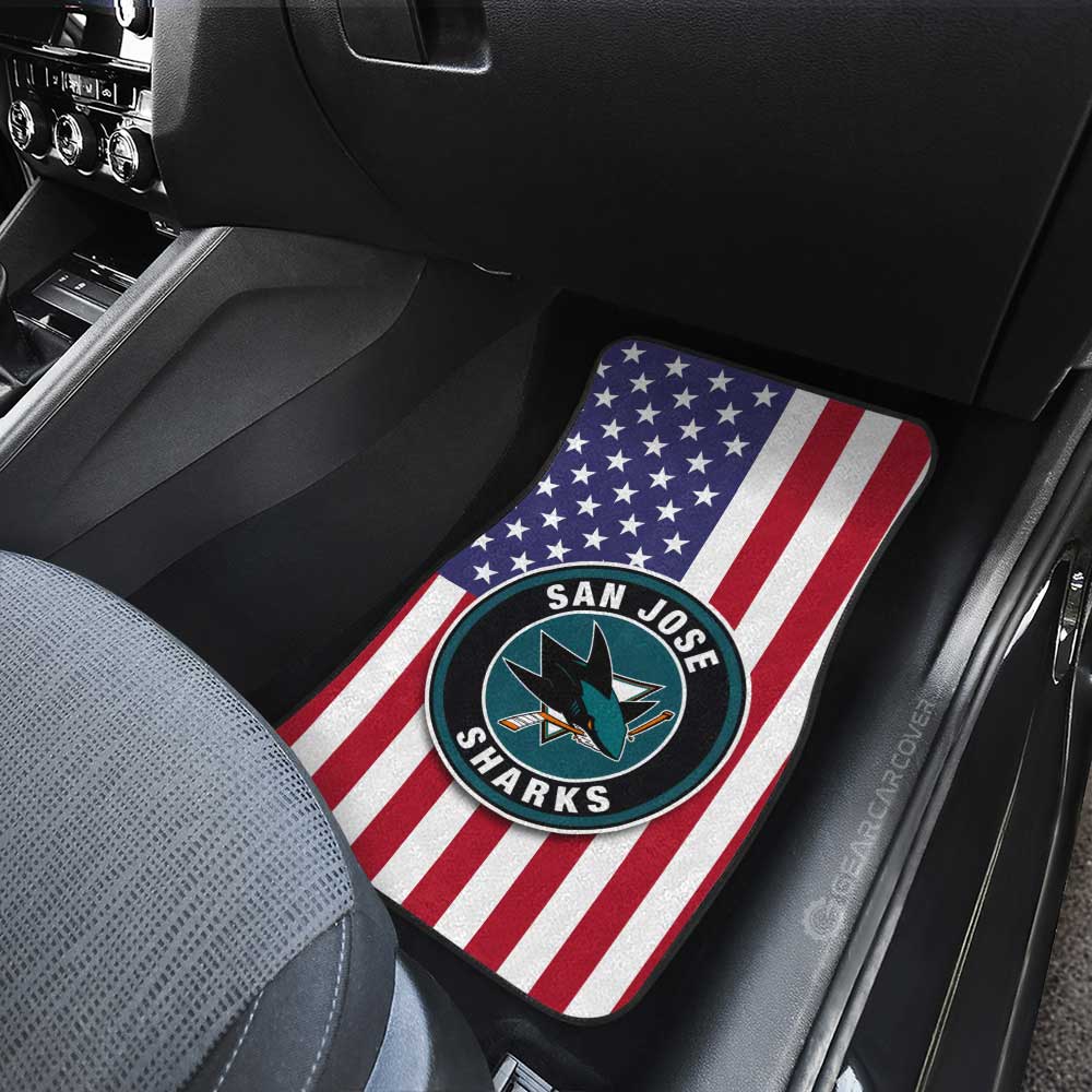 San Jose Sharks Car Floor Mats Custom Car Accessories - Gearcarcover - 3