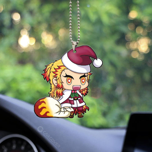 Santa Rengoku Ornament Custom Anime Demon Slayer Car Interior Accessories - Gearcarcover - 2