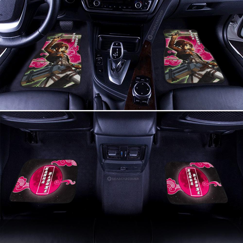 Sasha Blouse Car Floor Mats Custom Attack On Titan Anime - Gearcarcover - 3