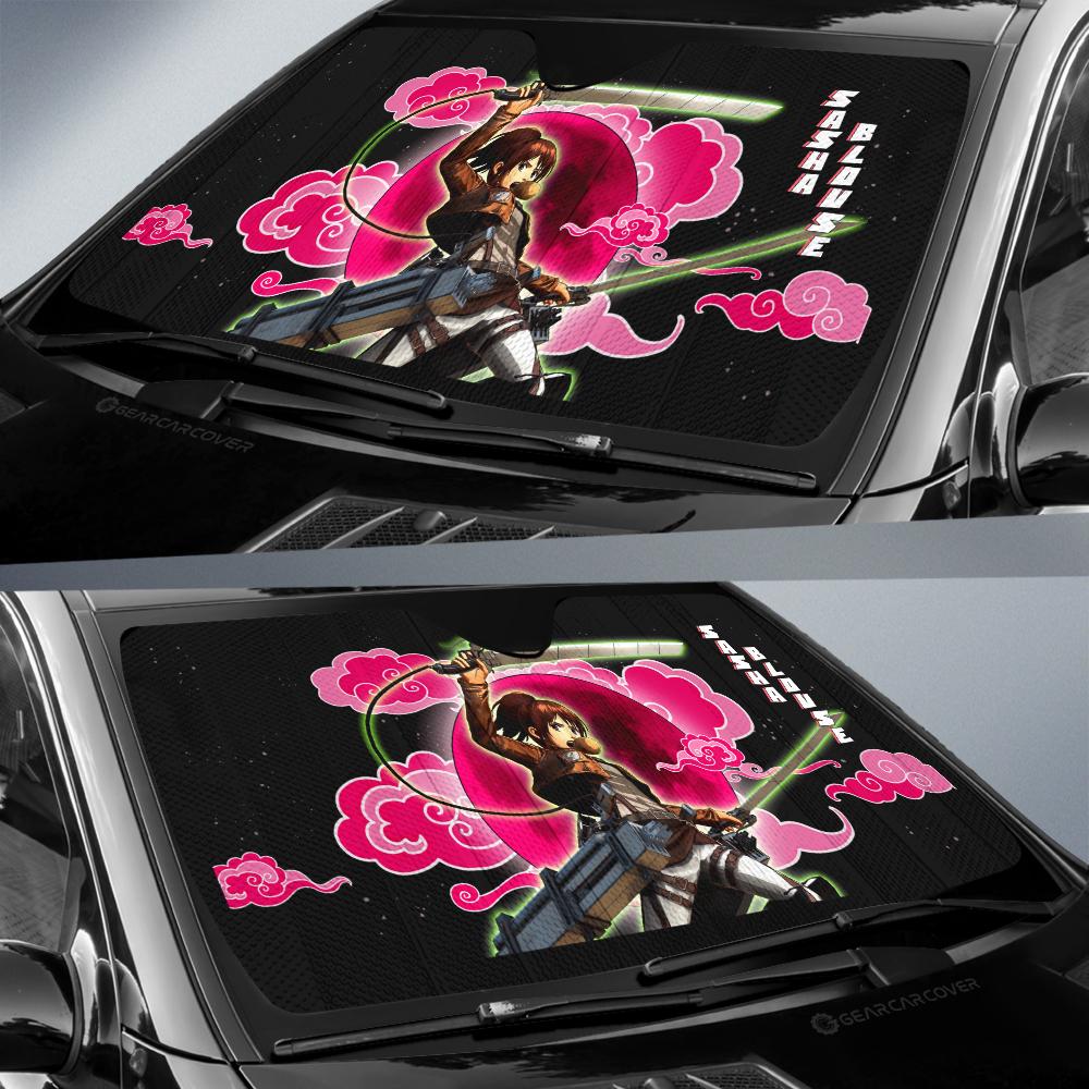 Sasha Blouse Car Sunshade Custom Attack On Titan Anime - Gearcarcover - 2