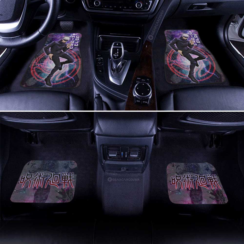 Satoru Gojo Car Floor Mats Custom Jujutsu Kaisen Anime Galaxy Manga Style - Gearcarcover - 3