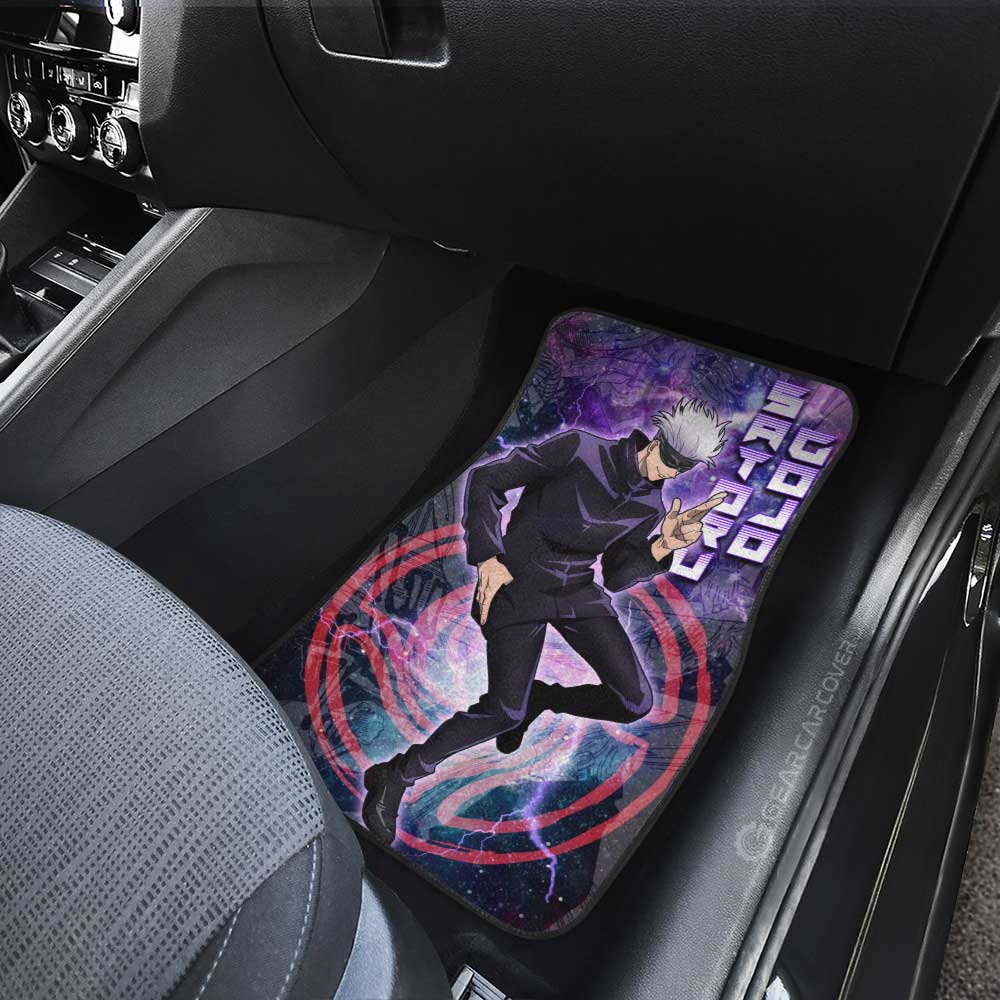 Satoru Gojo Car Floor Mats Custom Jujutsu Kaisen Anime Galaxy Manga Style - Gearcarcover - 4