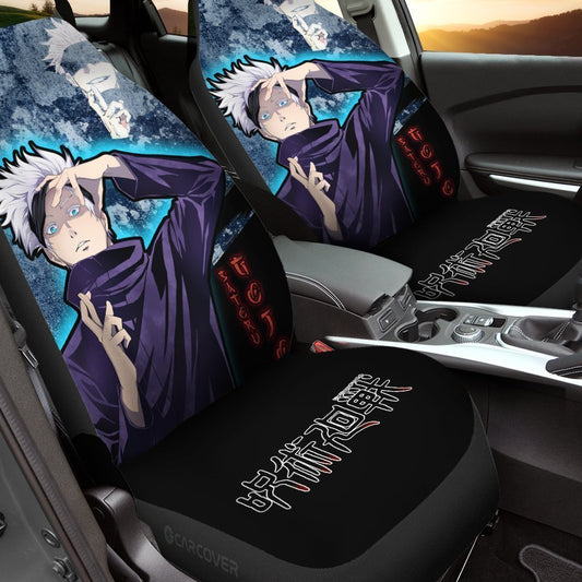 Satoru Gojo Car Seat Covers Custom Anime Jujutsu Kaisen Car Accessories - Gearcarcover - 2
