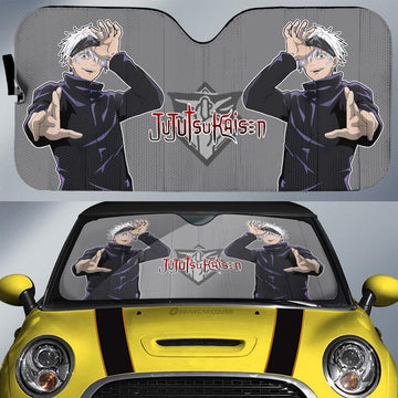 Satoru Gojo Car Sunshade Custom Main Character Jujutsu Kaisen Anime - Gearcarcover - 1