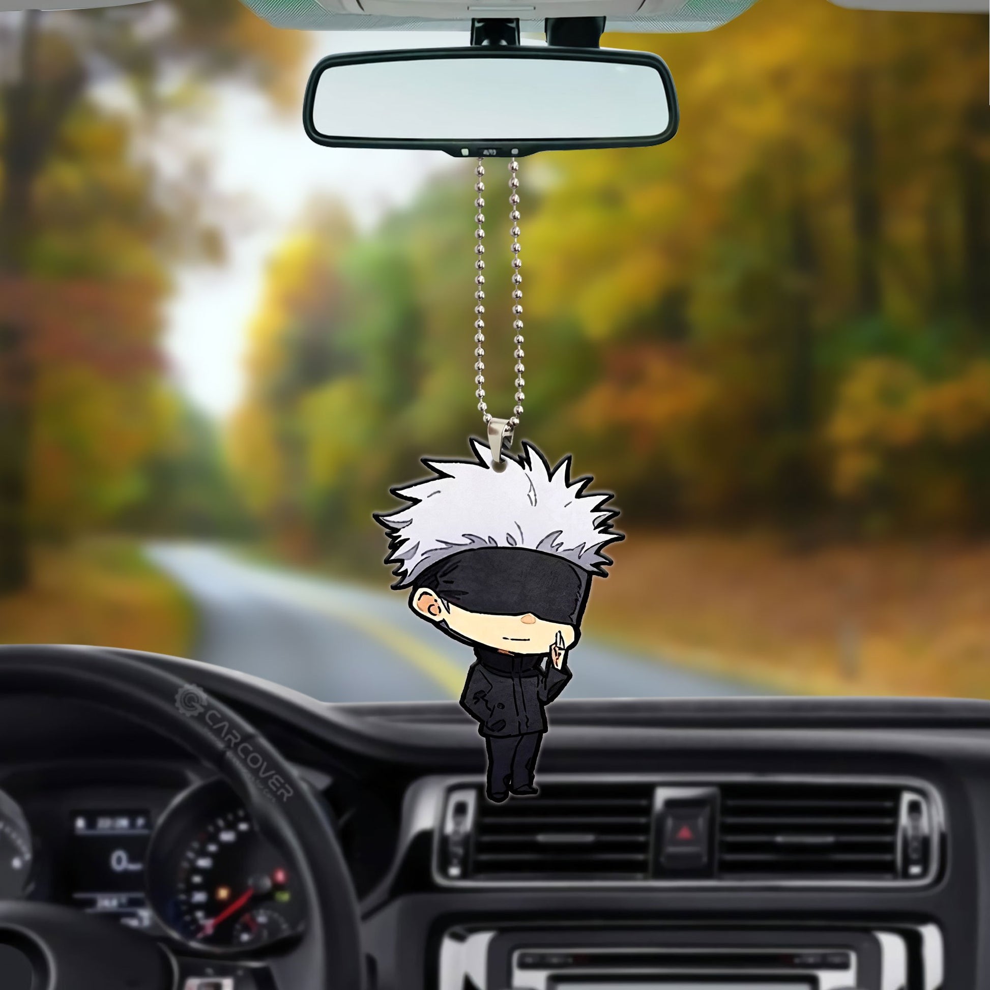 Satoru Gojo Ornament Custom Anime Jujutsu Kaisen Car Accessories - Gearcarcover - 3