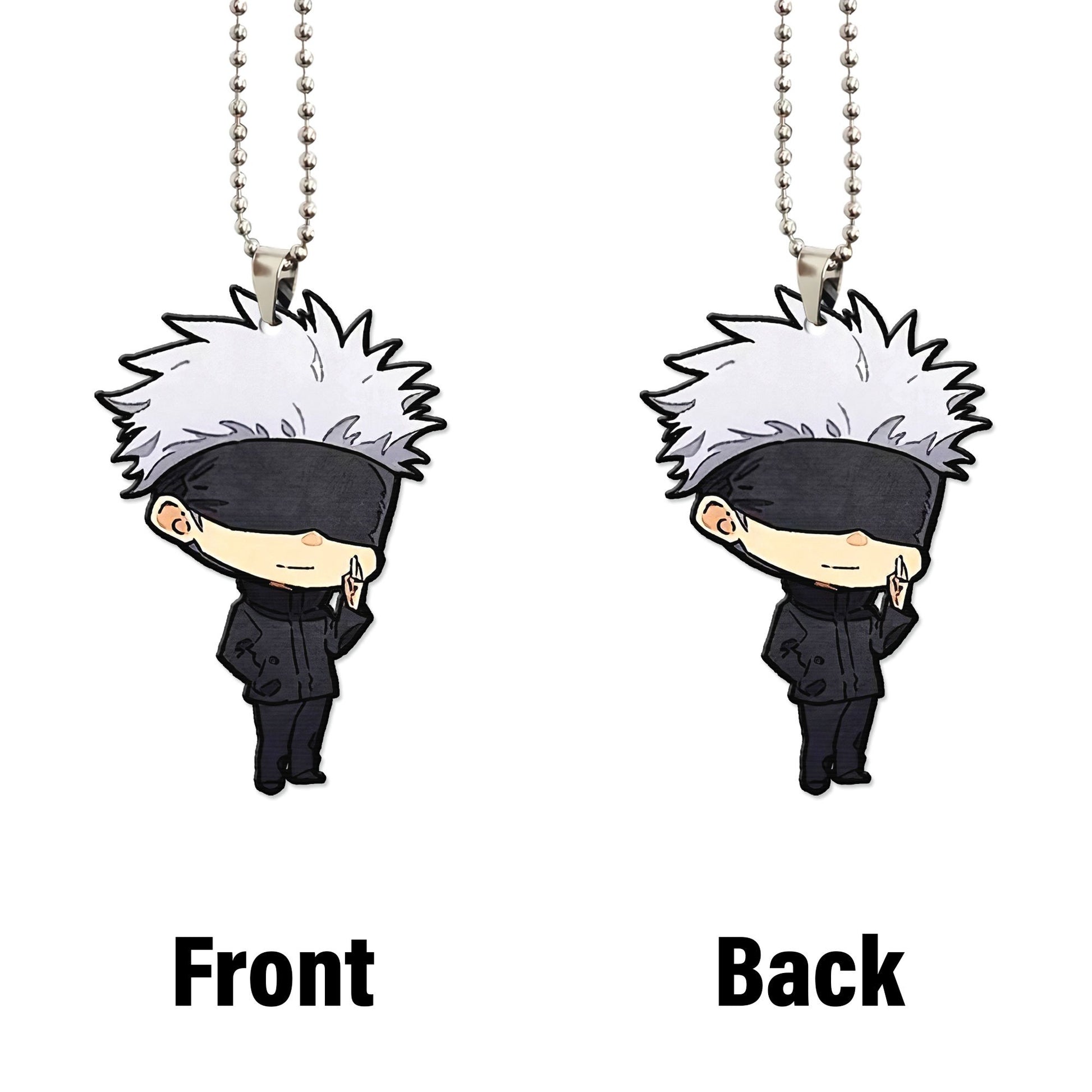 Satoru Gojo Ornament Custom Anime Jujutsu Kaisen Car Accessories - Gearcarcover - 4
