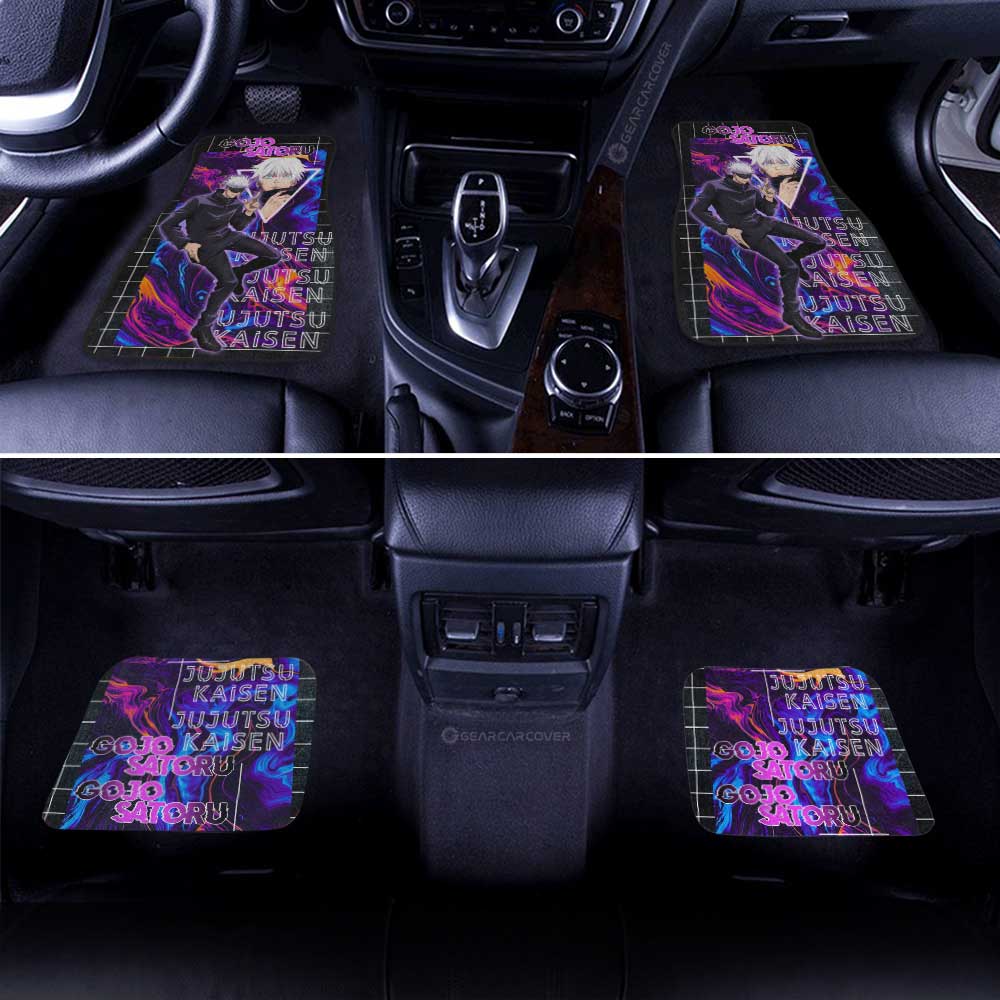 Satoru Gojou Car Floor Mats Custom Jujutsu Kaisen Anime Car Accessories - Gearcarcover - 2