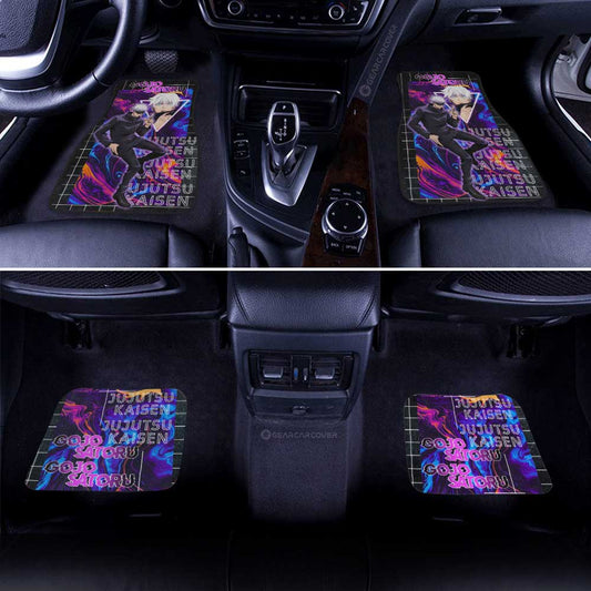 Satoru Gojou Car Floor Mats Custom Jujutsu Kaisen Anime Car Accessories - Gearcarcover - 2