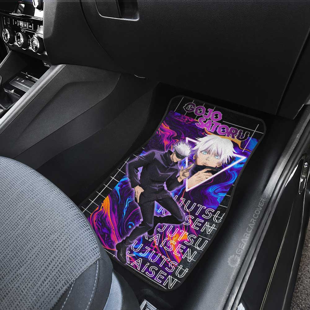 Satoru Gojou Car Floor Mats Custom Jujutsu Kaisen Anime Car Accessories - Gearcarcover - 4