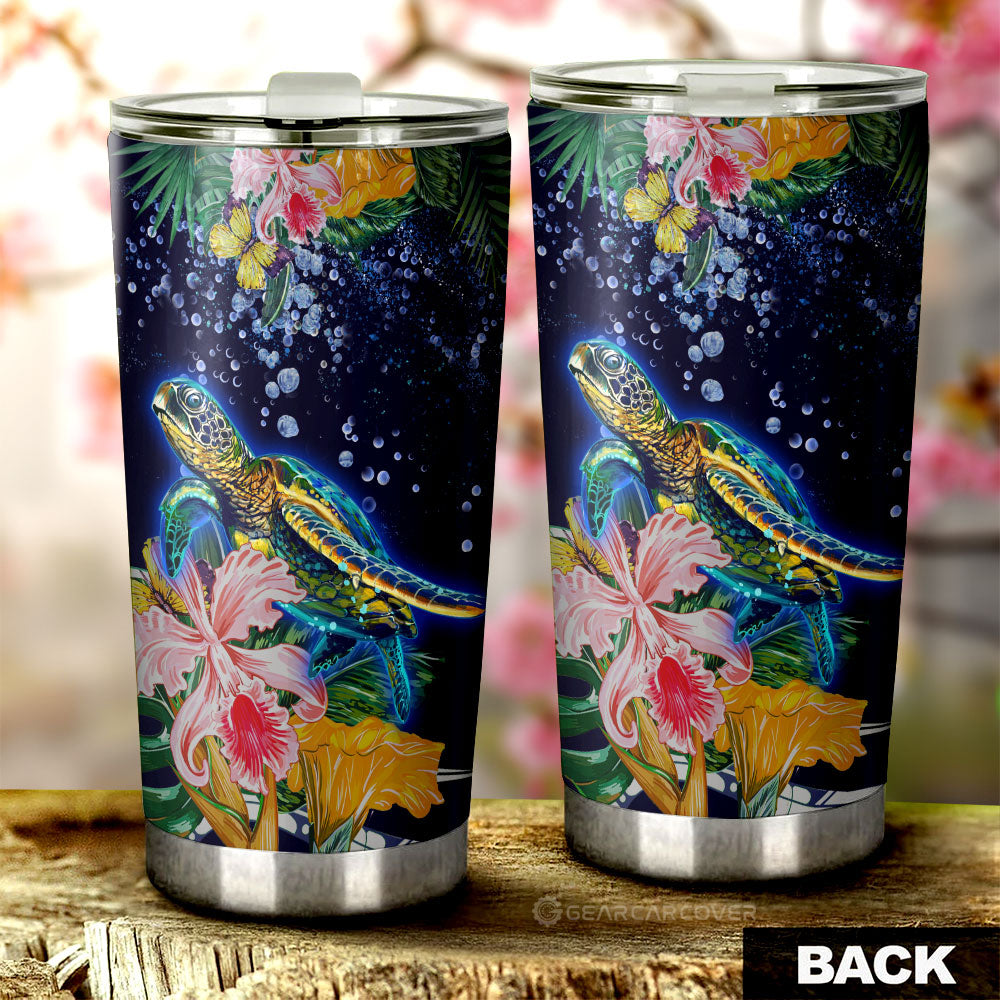 Sea Turtle Tumbler Cup Custom Car Accessories - Gearcarcover - 3