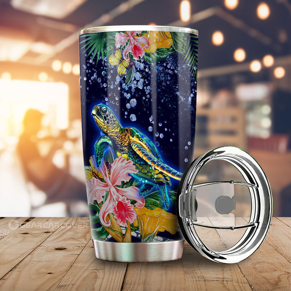 Sea Turtle Tumbler Cup Custom Car Accessories - Gearcarcover - 1
