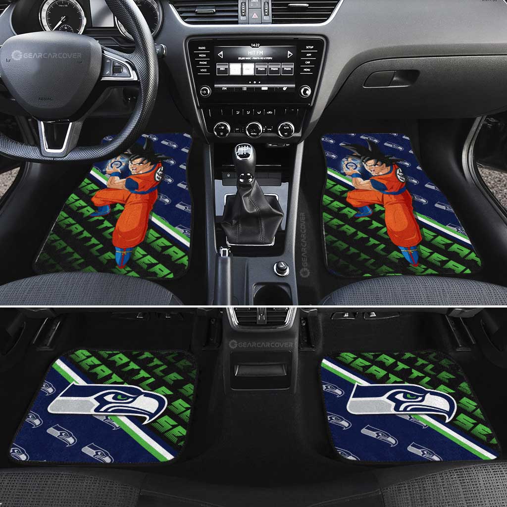 Seattle Seahawks Car Floor Mats Custom Car Accessories For Fans - Gearcarcover - 2