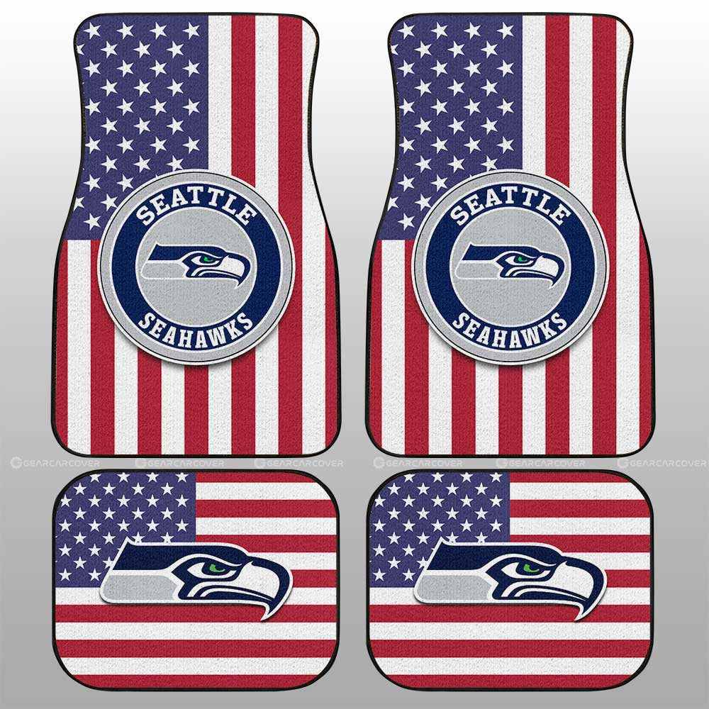 Seattle Seahawks Car Floor Mats Custom Car Decor Accessories - Gearcarcover - 1