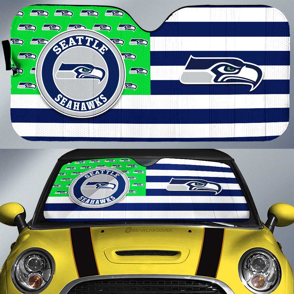 Seattle Seahawks Auto Sun Shade