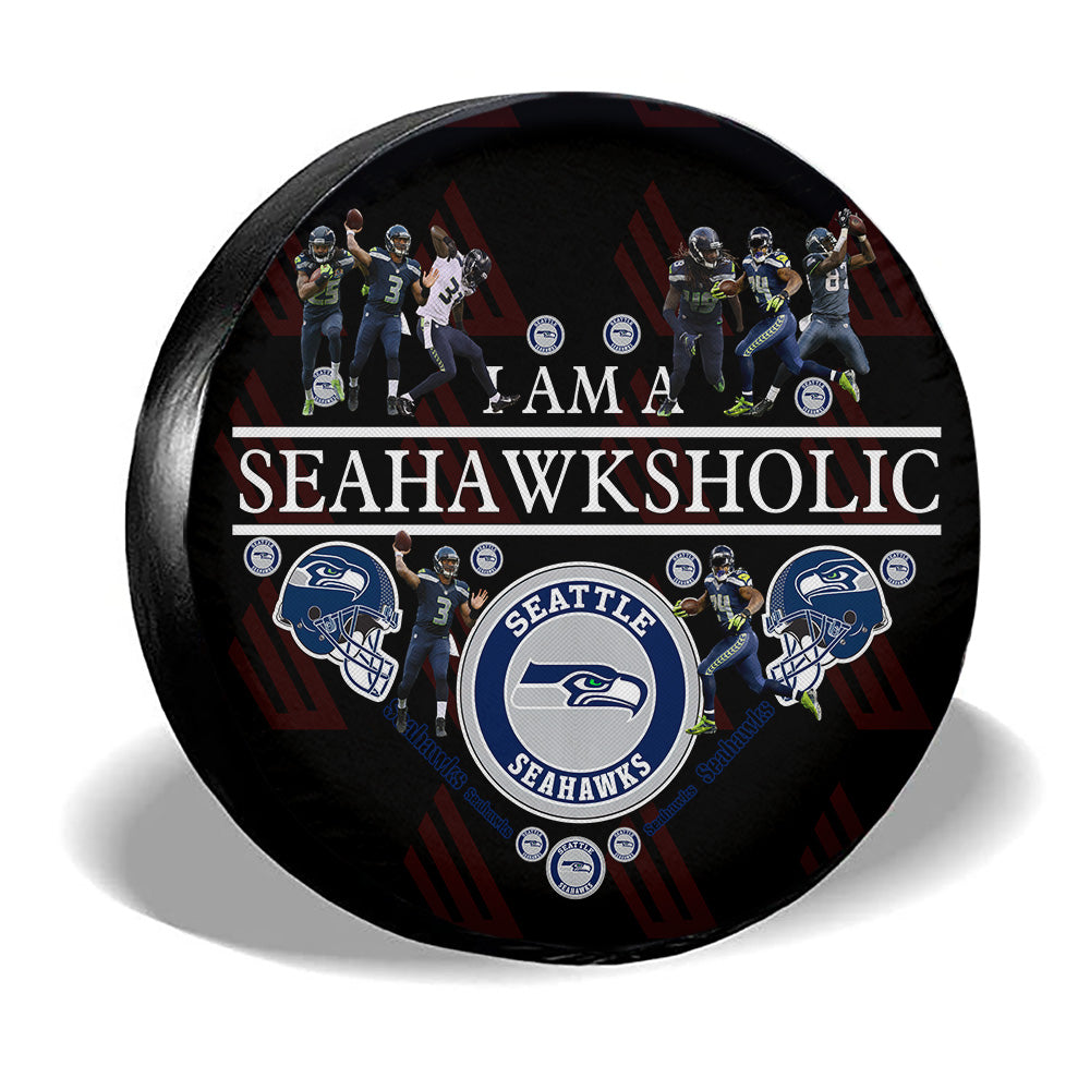 Seattle Seahawks Spare Tire Cover Custom For Holic Fans - Gearcarcover - 3