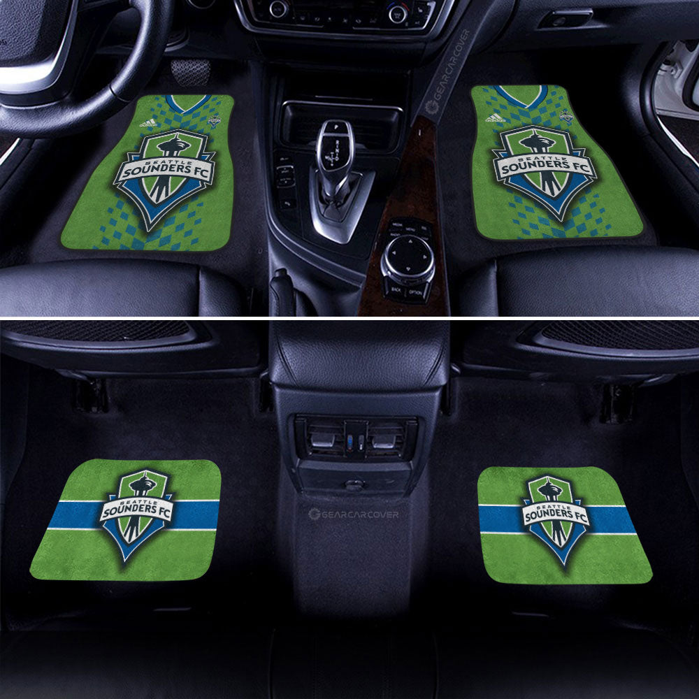 Seattle Sounders FC Car Floor Mats Custom Car Accessories For Fans - Gearcarcover - 2
