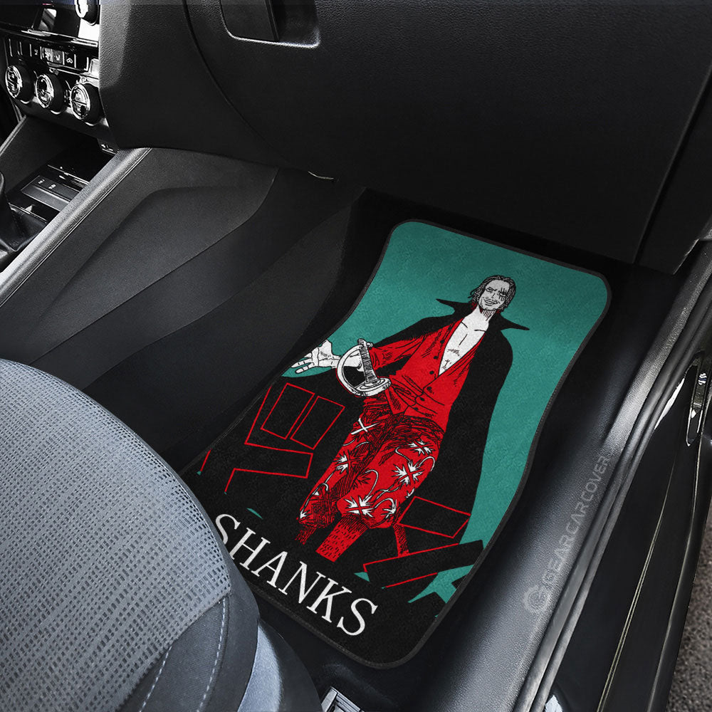Shanks Car Floor Mats Custom One Piece Anime Car Accessories - Gearcarcover - 4