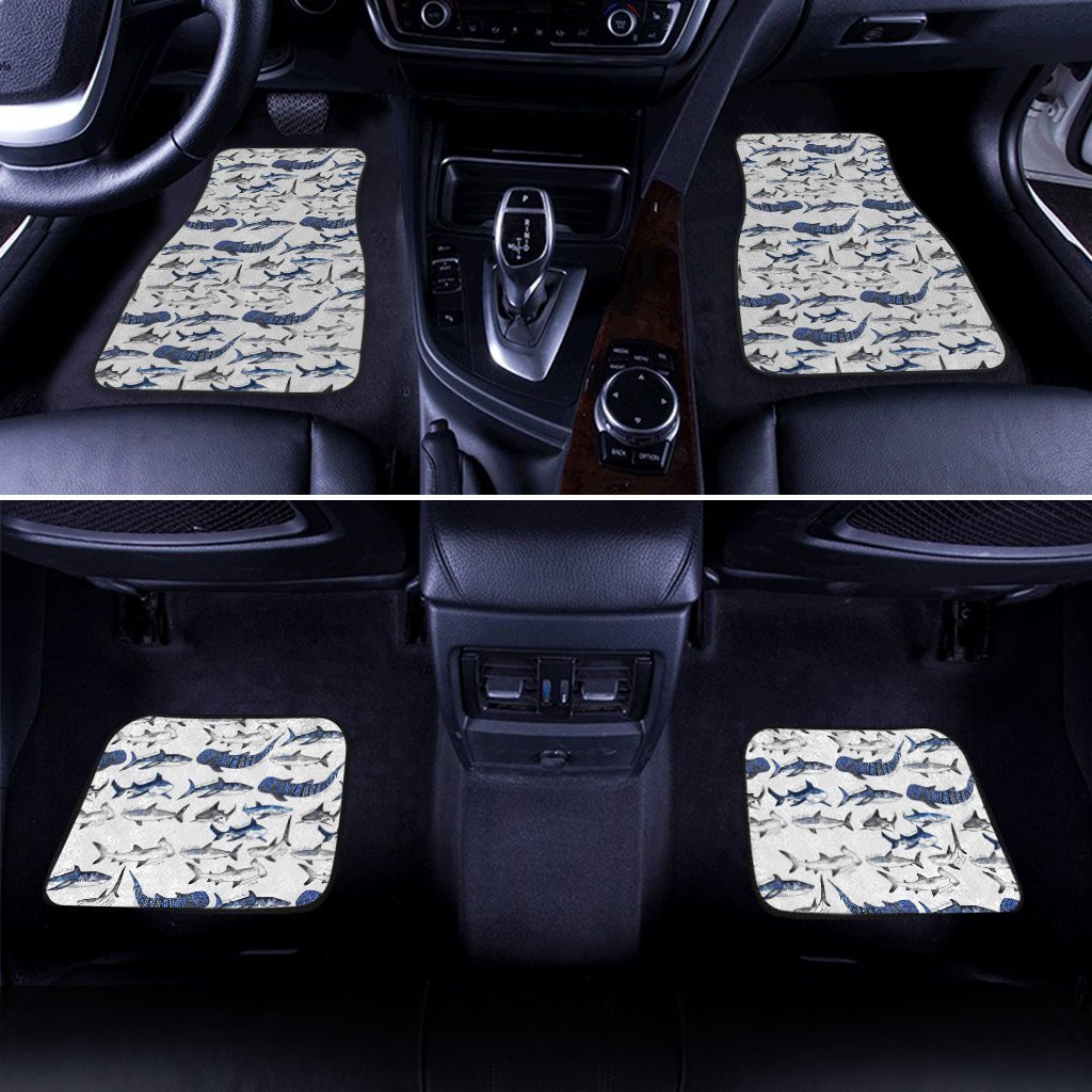 Sharks Car Floor Mats Custom Pattern Car Accessories - Gearcarcover - 2
