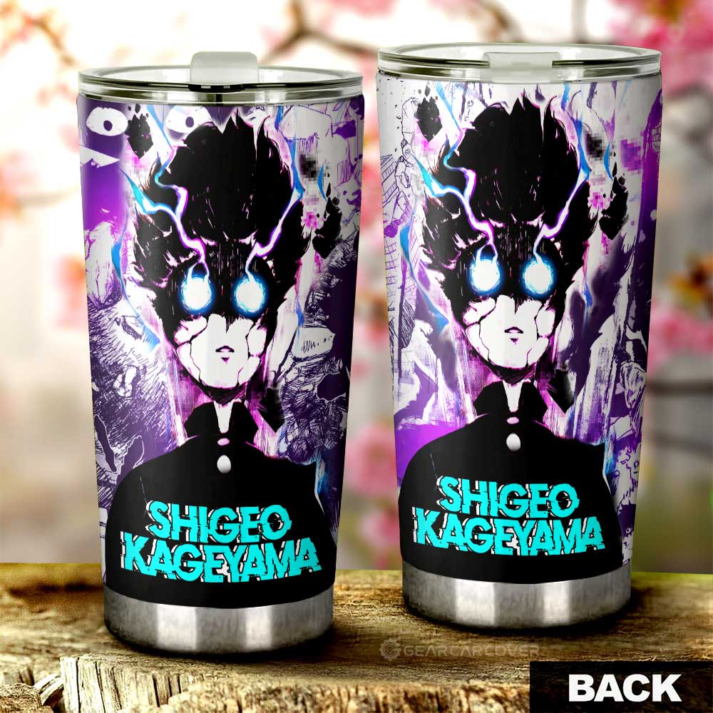 Shigeo Kageyama Tumbler Cup Custom Anime Mob Pyscho 100 - Gearcarcover - 3