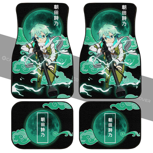 Shino Asada Car Floor Mats Custom Sword Art Online Anime Car Accessories - Gearcarcover - 2