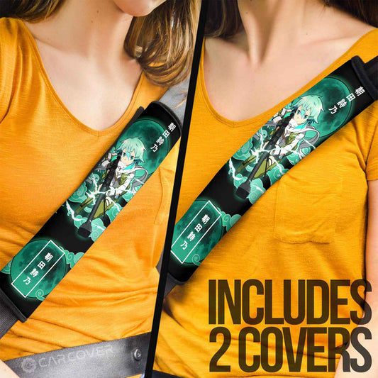 Shino Asada Seat Belt Covers Custom Sword Art Online Anime Car Accessories - Gearcarcover - 2