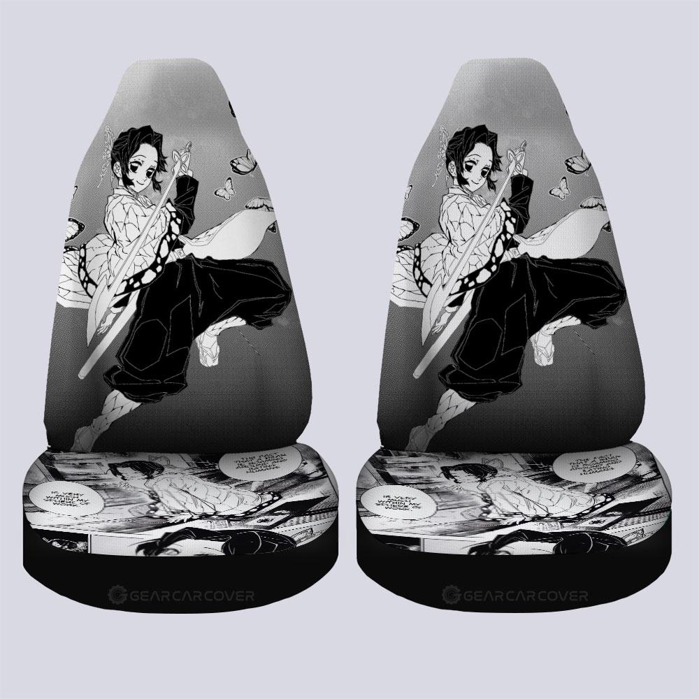 Shinobu Car Seat Covers Custom Kimetsu No Yaiba Manga Car Accessories - Gearcarcover - 4