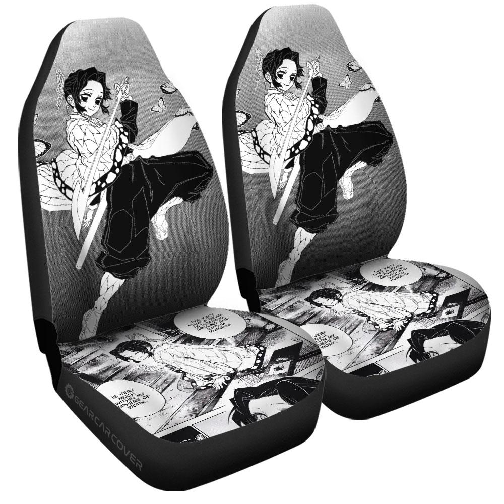 Shinobu Car Seat Covers Custom Kimetsu No Yaiba Manga Car Accessories - Gearcarcover - 3