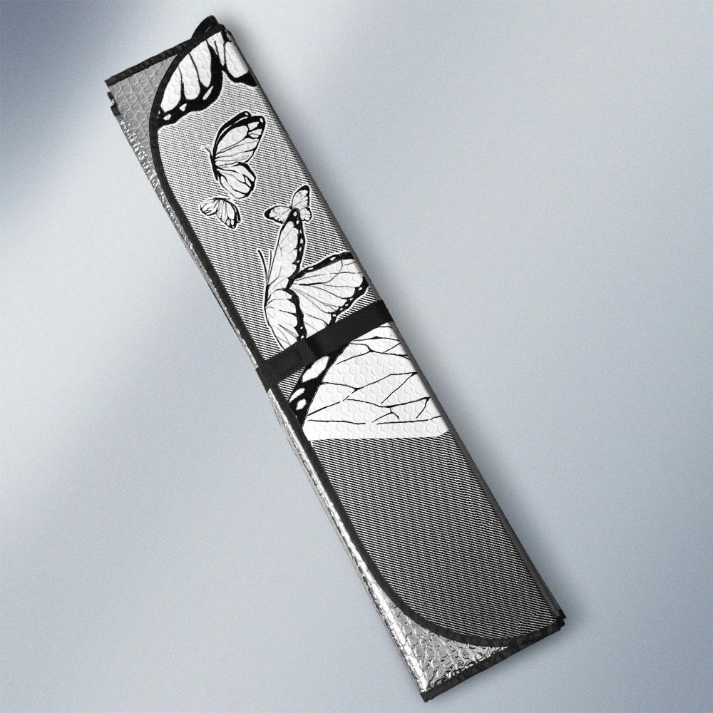 Shinobu Car Sunshade Custom Kimetsu No Yaiba Manga Car Accessories - Gearcarcover - 3