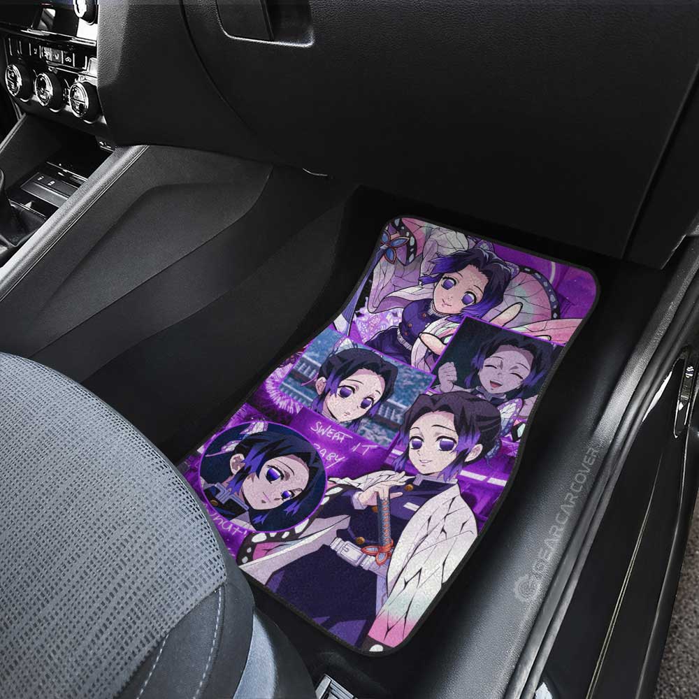 Shinobu Kocho Car Floor Mats Custom Demon Slayer Anime - Gearcarcover - 3