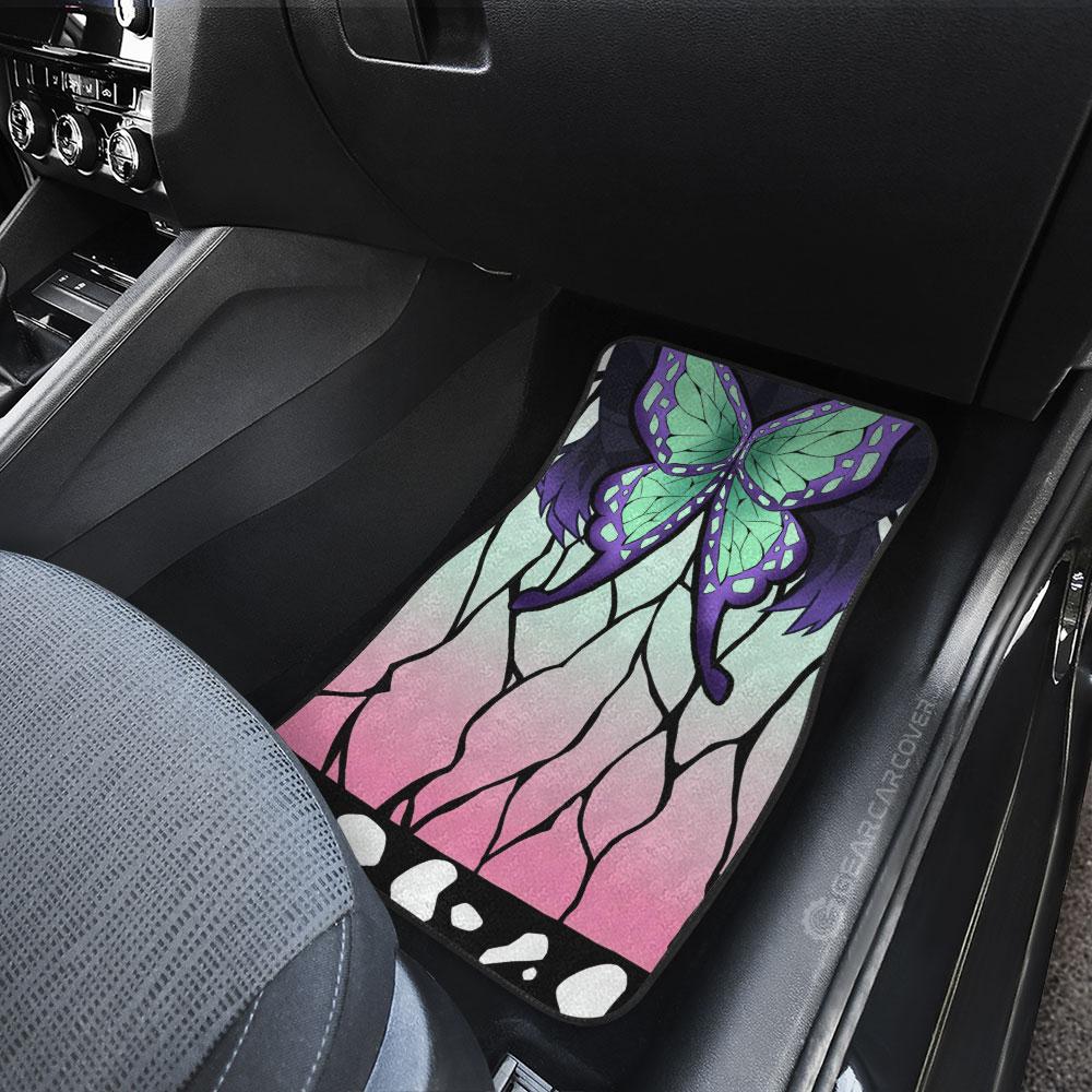 Shinobu Uniform Car Floor Mats Custom Hairstyle Demon Slayer Anime Car Interior Accessories - Gearcarcover - 4