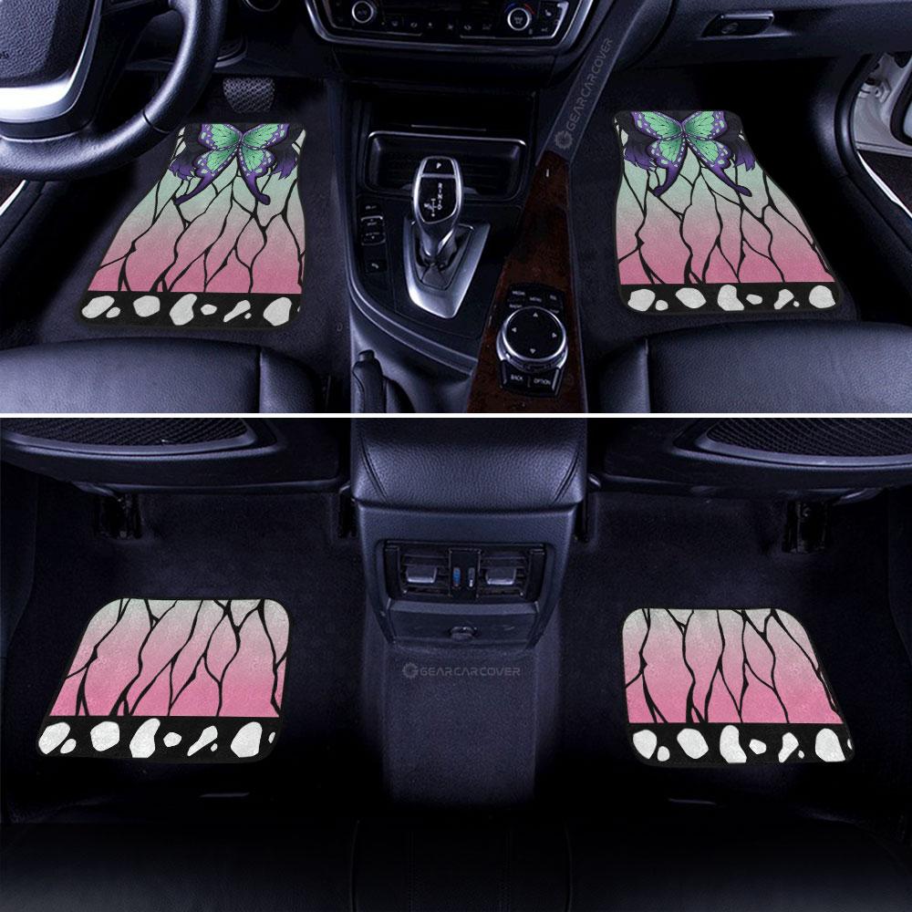 Shinobu Uniform Car Floor Mats Custom Hairstyle Demon Slayer Anime Car Interior Accessories - Gearcarcover - 3