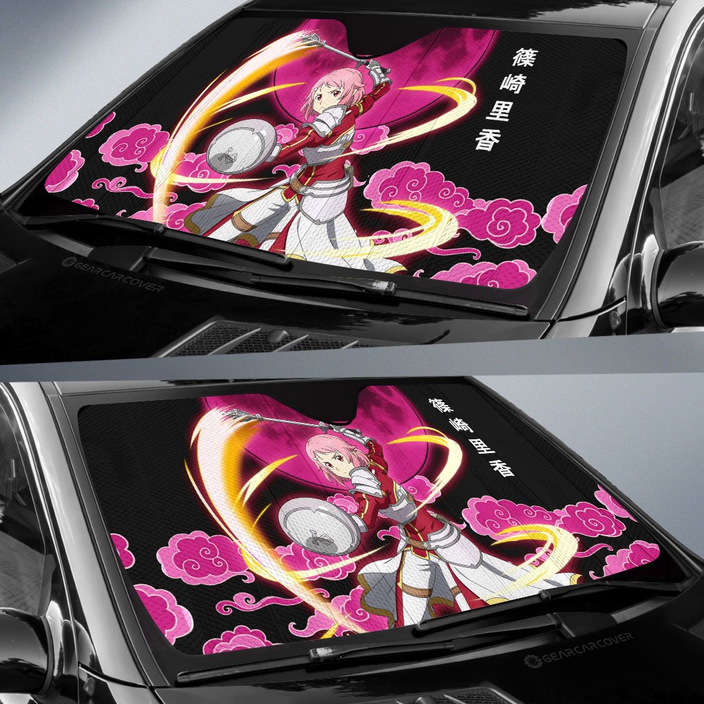 Shinozaki Rika Car Sunshade Custom Sword Art Online Anime Car Accessories - Gearcarcover - 2