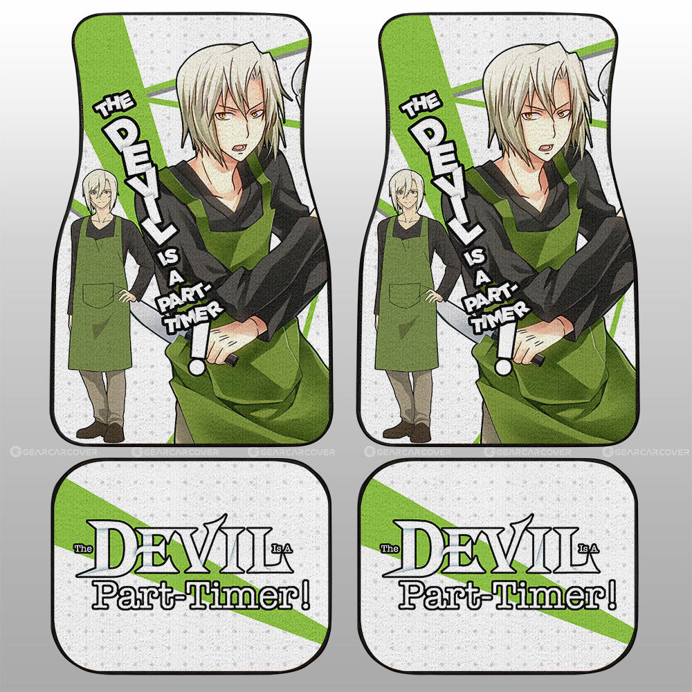 Shiro Ashiya Car Floor Mats Custom The Devil Is a Part Timer Anime Car Accessories - Gearcarcover - 2