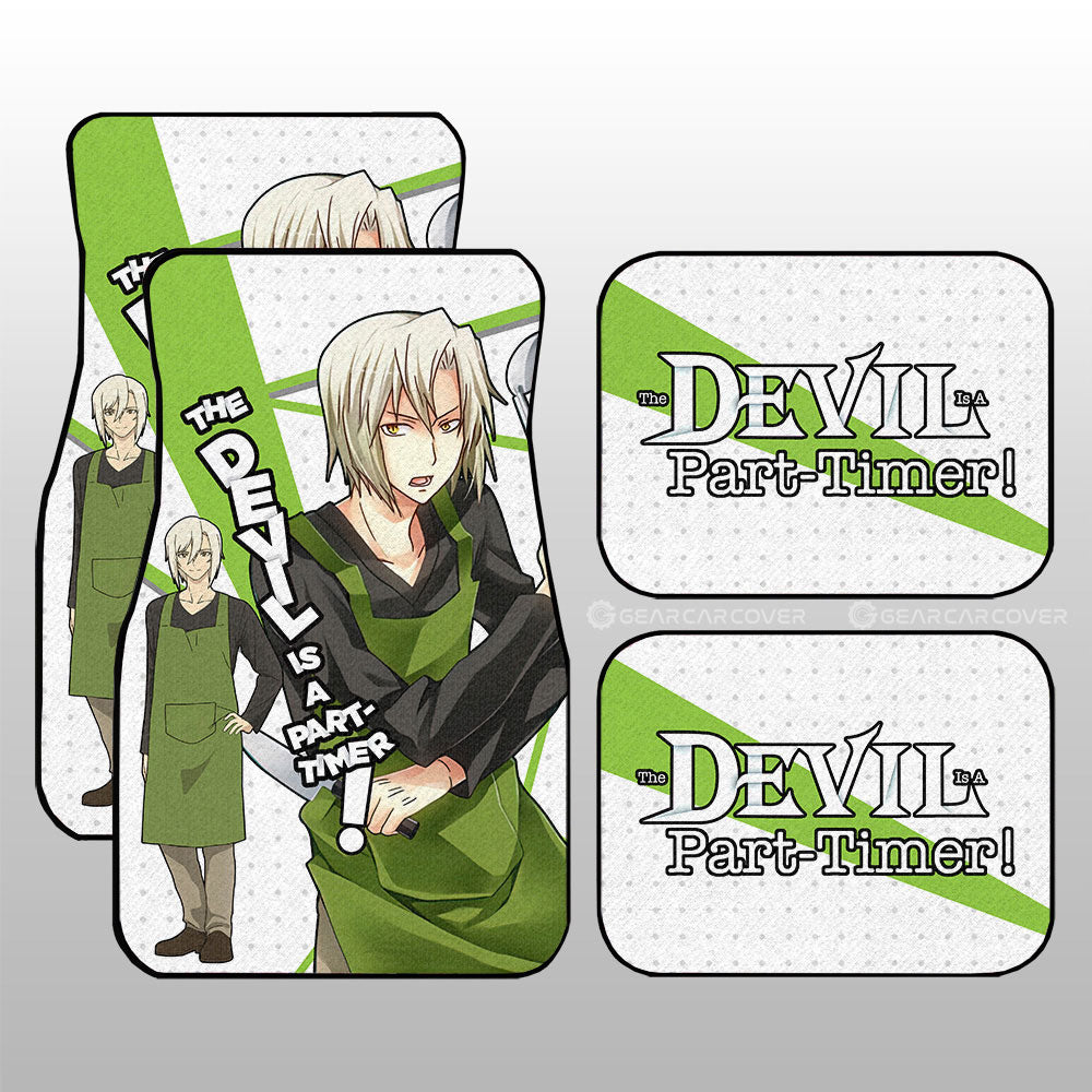 Shiro Ashiya Car Floor Mats Custom The Devil Is a Part Timer Anime Car Accessories - Gearcarcover - 3