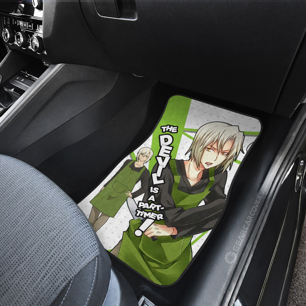 Shiro Ashiya Car Floor Mats Custom The Devil Is a Part Timer Anime Car Accessories - Gearcarcover - 4