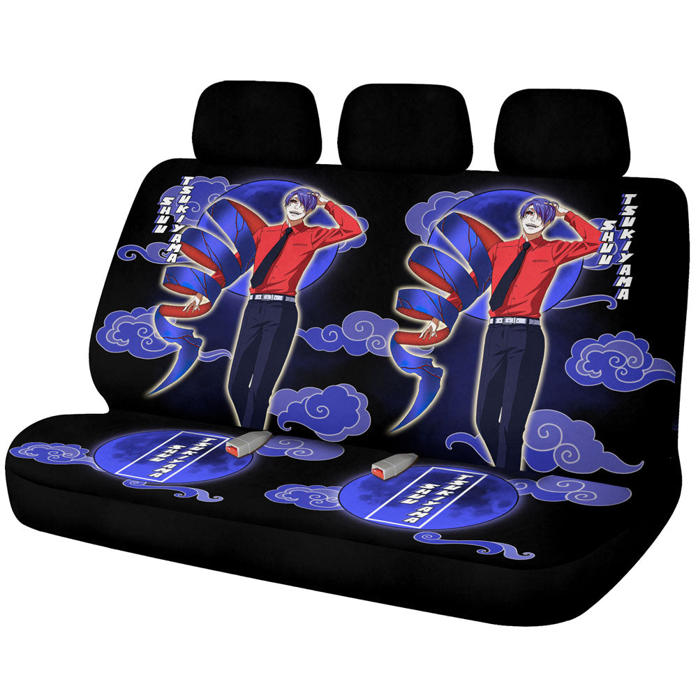 Shuu Tsukiyama Car Back Seat Covers Custom Tokyo Ghoul Anime Car Accessories - Gearcarcover - 1
