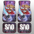 Silica Car Floor Mats Custom Sword Art Online Anime Manga Galaxy Style - Gearcarcover - 2