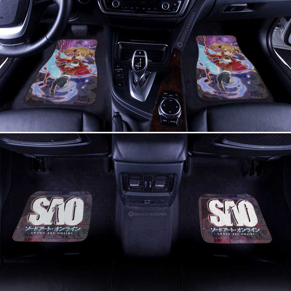 Silica Car Floor Mats Custom Sword Art Online Anime Manga Galaxy Style - Gearcarcover - 3
