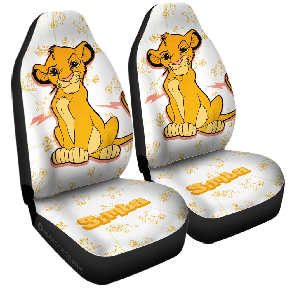 Simba Car Seat Covers Custom Cartoon Car Accessories - Gearcarcover - 3