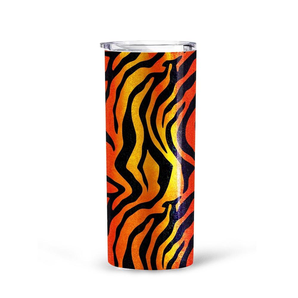 Skin Pattern Tiger Tall Glitter Tumbler - Gearcarcover - 3