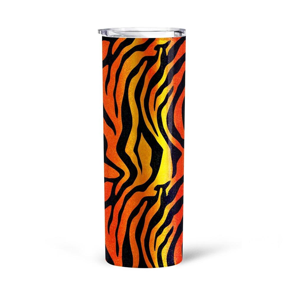Skin Pattern Tiger Tall Glitter Tumbler - Gearcarcover - 4