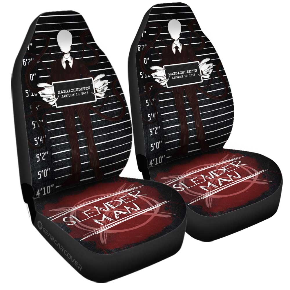 Slenderman From Slenderman Car Seat Covers Custom Horror Characters Car Accessories - Gearcarcover - 2