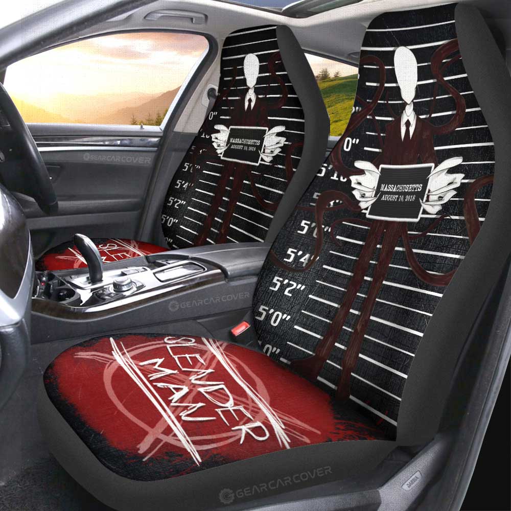 Slenderman From Slenderman Car Seat Covers Custom Horror Characters Car Accessories - Gearcarcover - 4