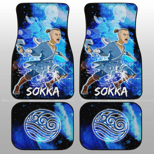 Sokka Car Floor Mats Custom Avatar The Last Airbender Anime - Gearcarcover - 1
