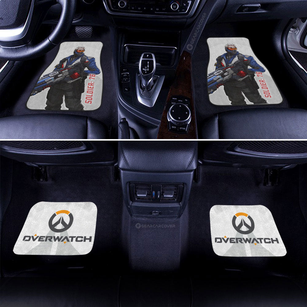 Soldier 76 Car Floor Mats Custom Overwatch - Gearcarcover - 2