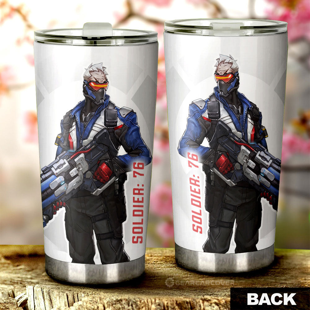 Soldier 76 Tumbler Cup Custom Overwatch - Gearcarcover - 3