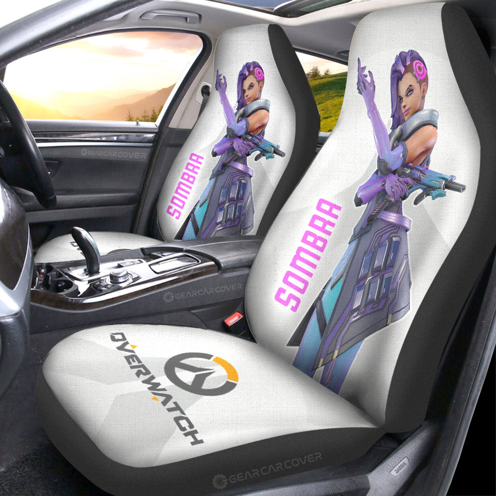 Sombra Car Seat Covers Custom Overwatch - Gearcarcover - 3