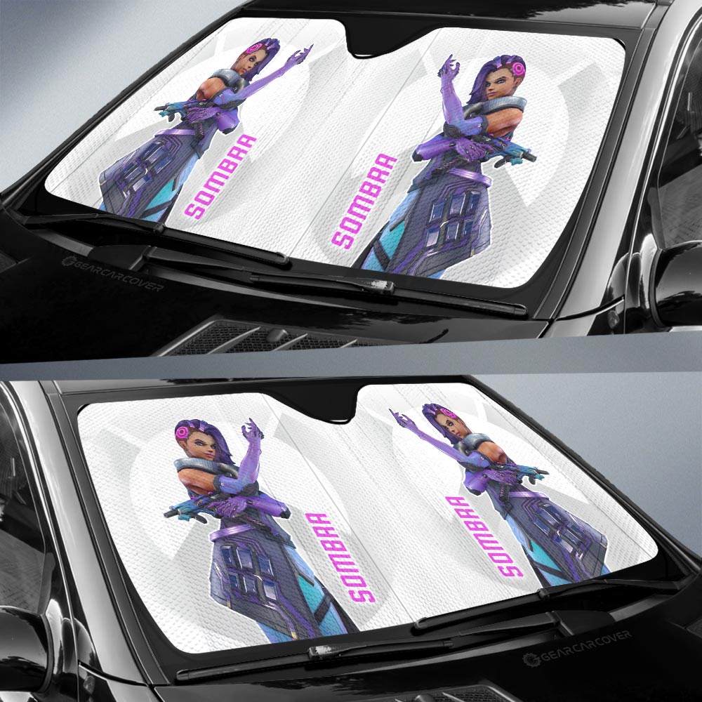 Sombra Car Sunshade Custom Overwatch - Gearcarcover - 2